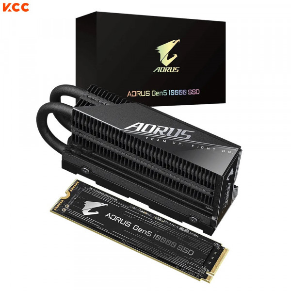 Ổ cứng SSD Gigabyte AORUS Gen5 10000 M.2 NVMe 1TB (AG510K1TB)