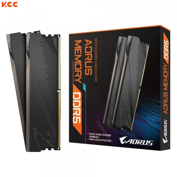 Ram Gigabyte AORUS Memory DDR5 32GB (2x16GB) 5200MT/s (GP-ARS32G52D5)