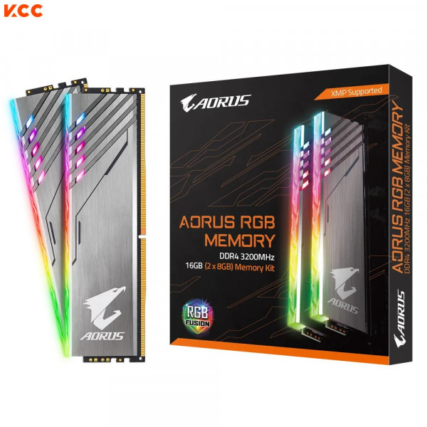 Ram Gigabyte AORUS RGB Memory 16GB (2x8GB) 3200MHz (GP-DSG64G32)