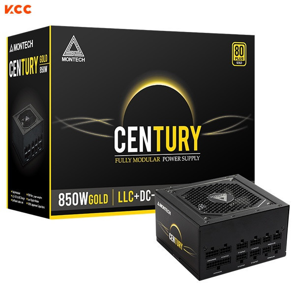 Nguồn máy tính Montech CENTURY 850 80 Plus Gold