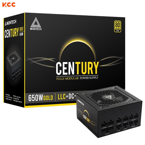 Nguồn máy tính Montech CENTURY 650 80 Plus Gold