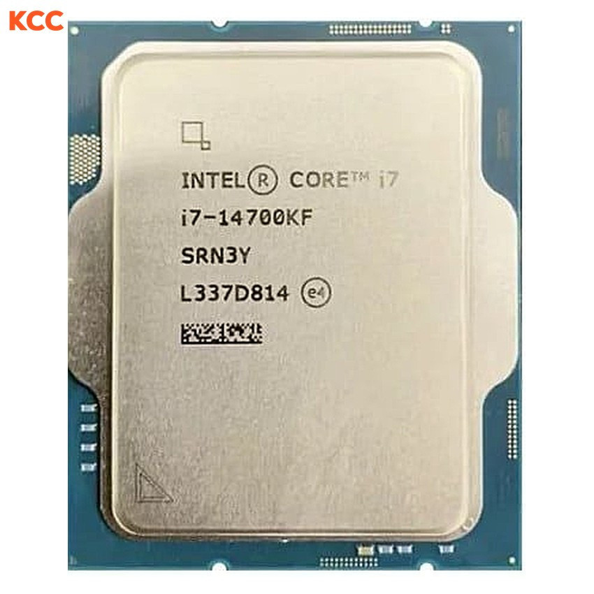 CPU Intel Core i7 14700KF Tray (3.4 Ghz up to 5.6 GHz, 20 Nhân 28 Luồng, 33 MB Cache)