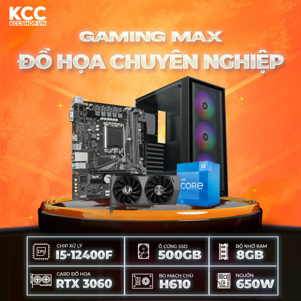 PC KCC Intel i5-12400F / VGA RTX 3060