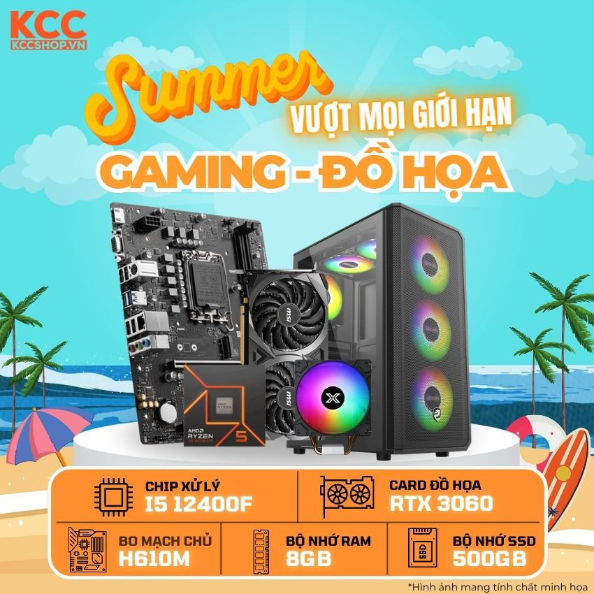 PC KCC Intel i5-12400F/13400F / VGA RTX 3060