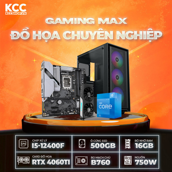 PC KCC Intel i5-12400F/13400F / VGA RTX 4060 Ti