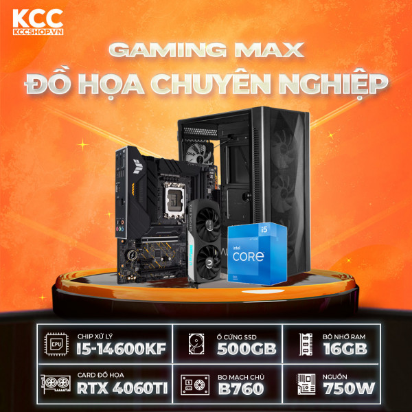 PC KCC Intel i5-14600KF / VGA RTX 4060 Ti