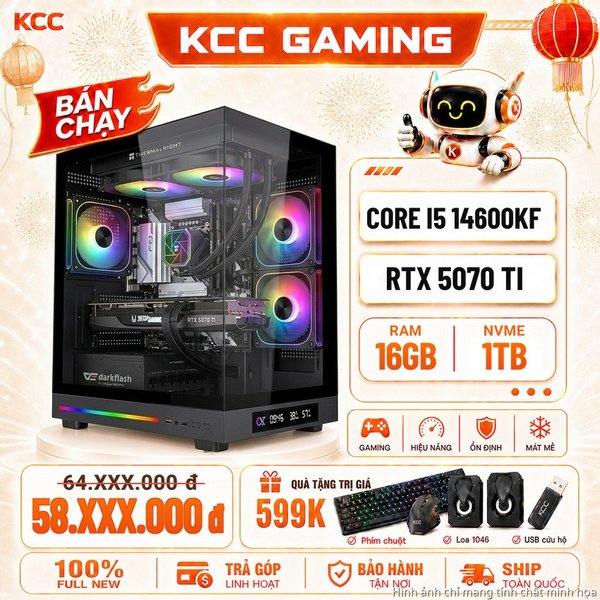 PC KCC Intel i5-14600K / VGA RTX 5070 Ti