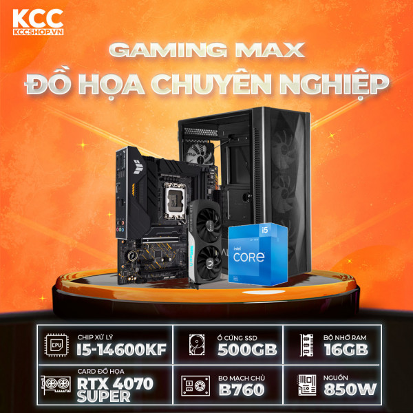 PC KCC Intel i5-14600KF / VGA RTX 4070 Super