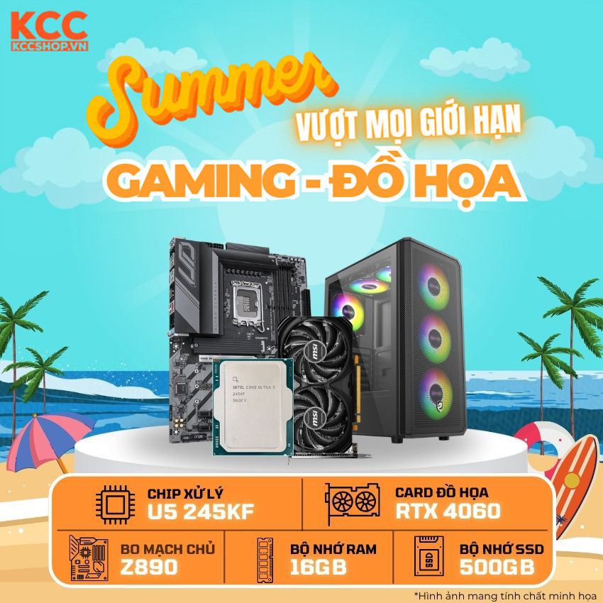 PC KCC Intel U5-245KF / VGA RTX 4060