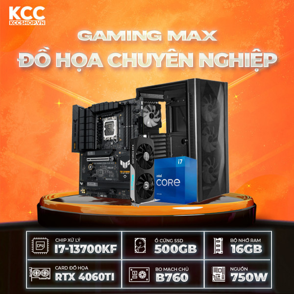 PC KCC Intel i7-13700KF / VGA RTX 4060 Ti