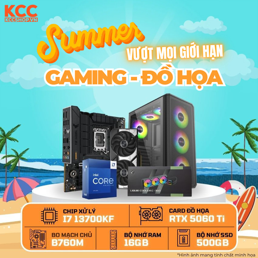 PC KCC Intel i7-13700KF / VGA RTX 5060 Ti