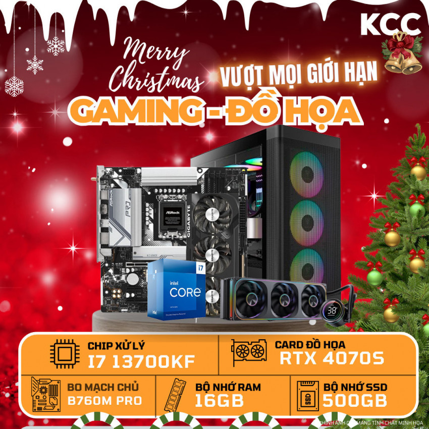 PC KCC Intel i7-13700KF / VGA RTX 4070 Super