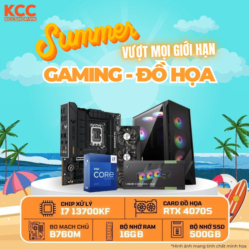 PC KCC Intel i7-13700KF / VGA RTX 4070 Super
