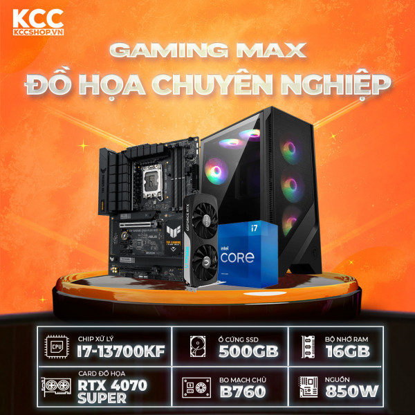 PC KCC Intel i7-13700KF / VGA RTX 4070 Super