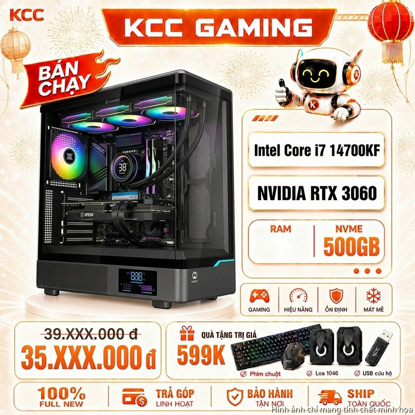 PC KCC Intel i7-14700KF / VGA RTX 3060