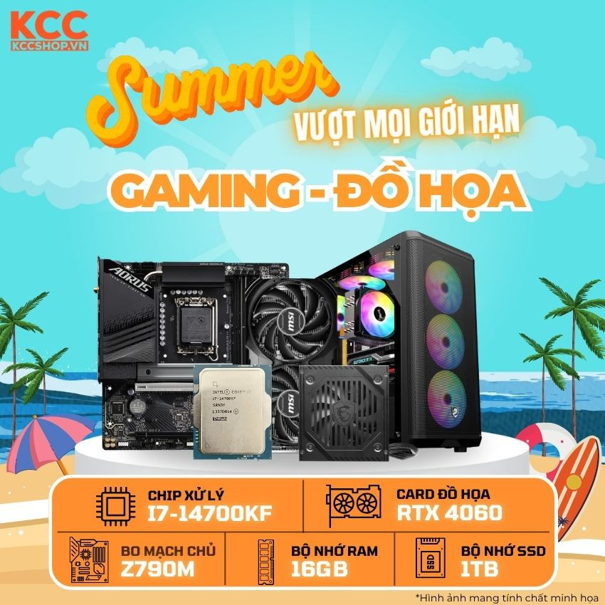 PC KCC Intel i7-14700KF / VGA RTX 4060