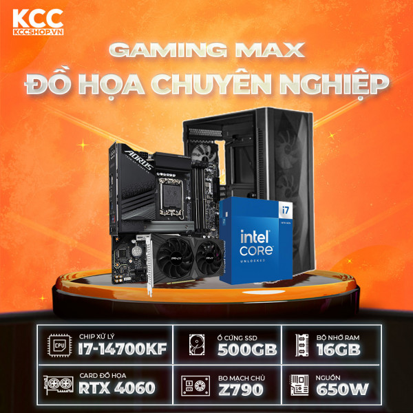 PC KCC Intel i7-14700KF / VGA RTX 4060