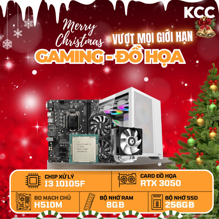 PC KCC Intel I3-10105F / VGA RTX 3050