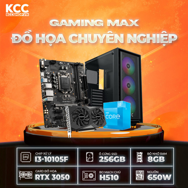 PC KCC Intel I3-10105F / VGA RTX 3050