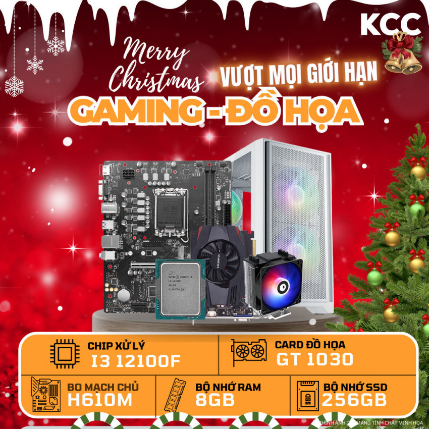 PC KCC Intel I3-12100F / VGA GT 1030