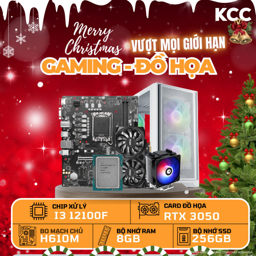 PC KCC Intel I3-12100F / VGA RTX 3050