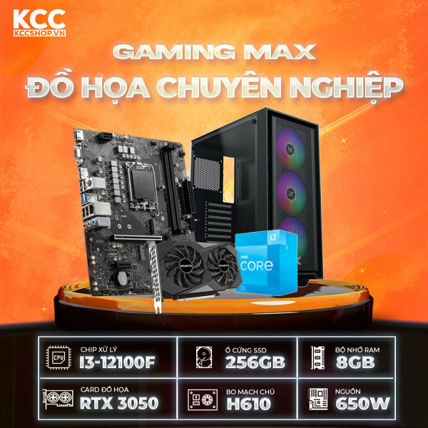 PC KCC Intel I3-12100F / VGA RTX 3050