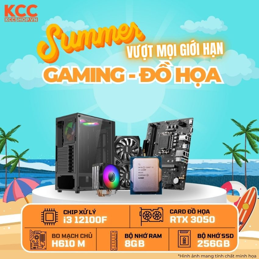 PC KCC Intel I3-12100F / VGA RTX 3050
