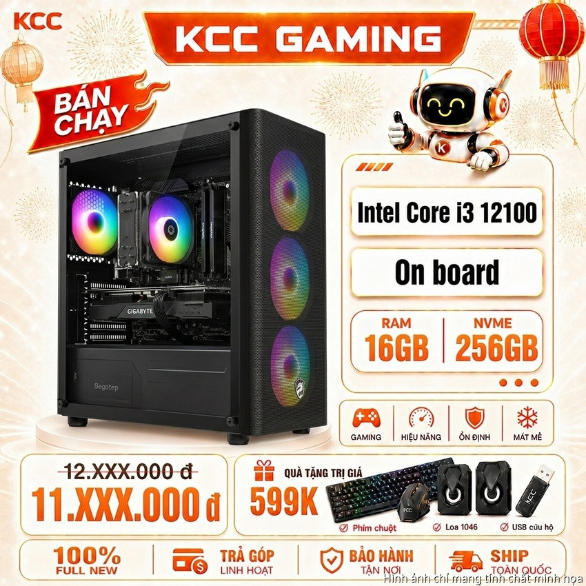 PC KCC Intel I3-12100 / OnBoard Graphic