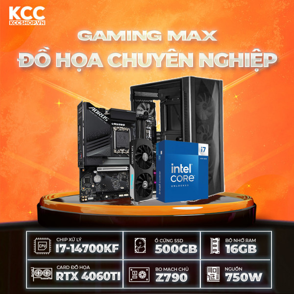 PC KCC Intel i7-14700KF / VGA RTX 4060 Ti