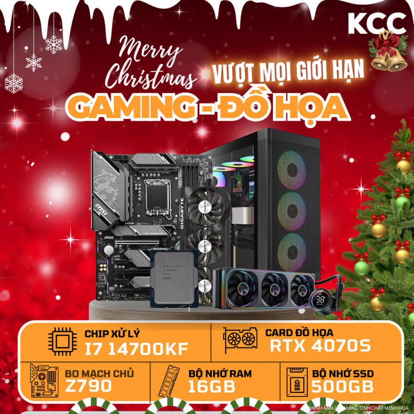 PC KCC Intel i7-14700KF / VGA RTX 4070 Super