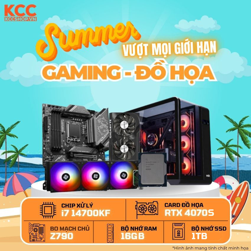 PC KCC Intel i7-14700KF / VGA RTX 4070 Super