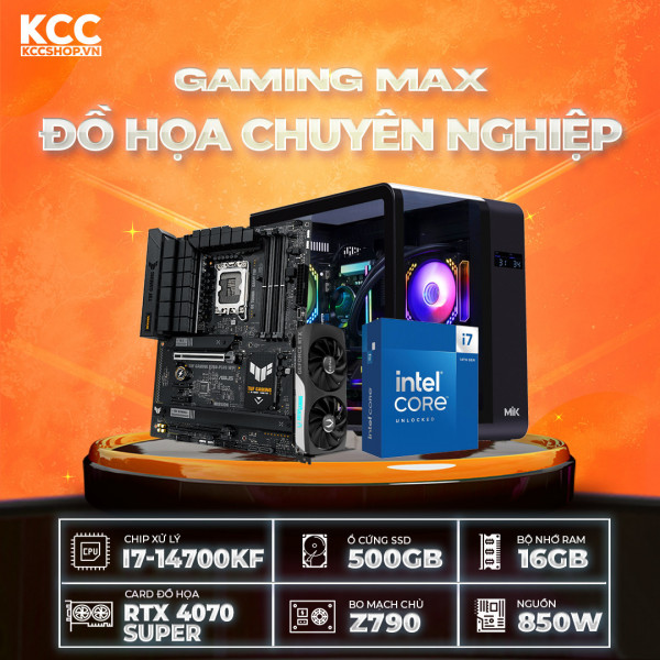 PC KCC Intel i7-14700KF / VGA RTX 4070 Super