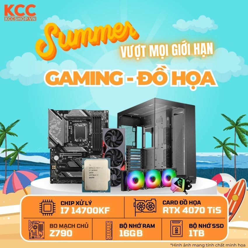 PC KCC Intel i7-14700KF / VGA RTX 4070 Ti Super