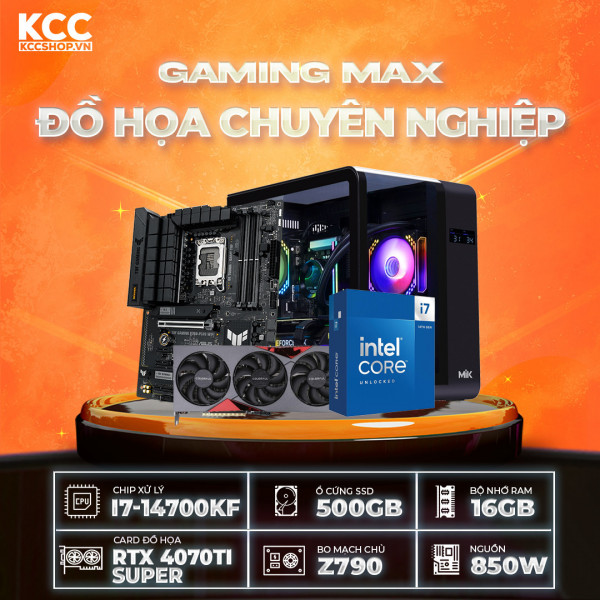 PC KCC Intel i7-14700KF / VGA RTX 4070 Ti Super