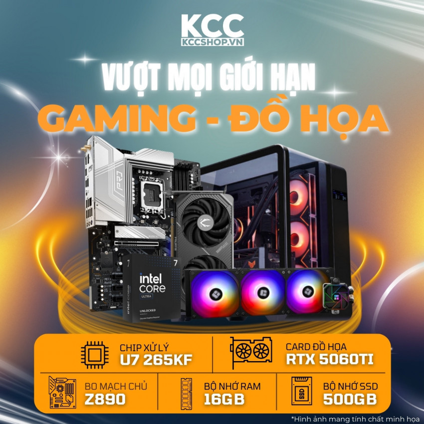 PC KCC Intel U7-265KF / VGA RTX 5060 Ti