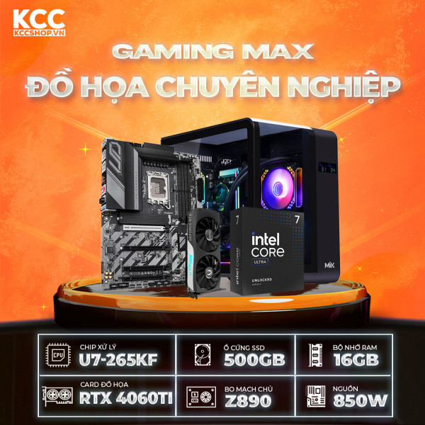 PC KCC Intel U7-265KF / VGA RTX 4060 Ti