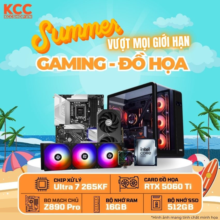 PC KCC Intel U7-265KF / VGA RTX 5060 Ti