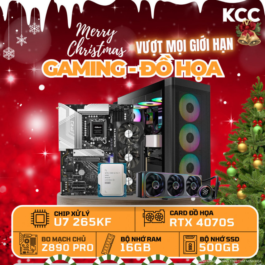 PC KCC Intel U7-265KF / VGA RTX 4070 Super