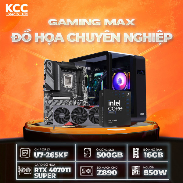 PC KCC Intel U7-265KF / VGA RTX 4070 Ti Super