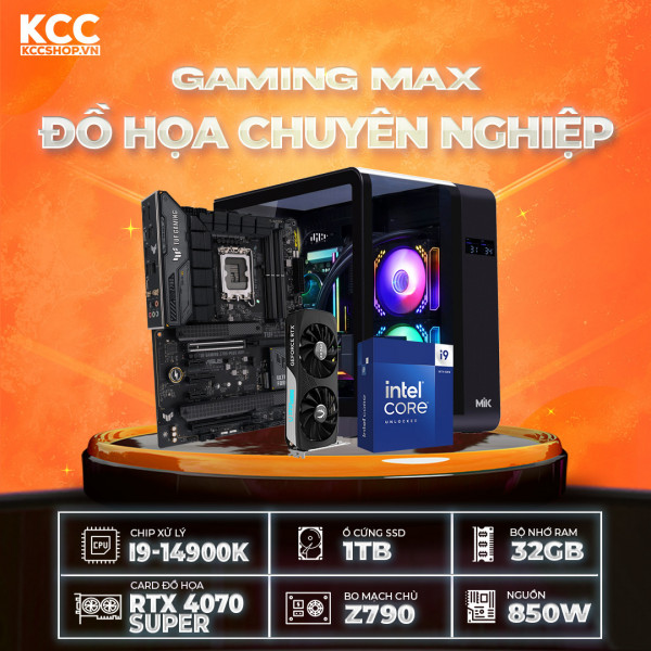 PC KCC Intel i9-14900K / VGA RTX 4070 Super