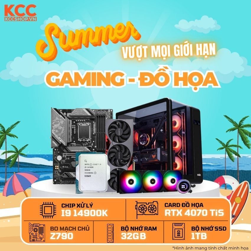 PC KCC Intel i9-14900K / VGA RTX 4070 Ti Super