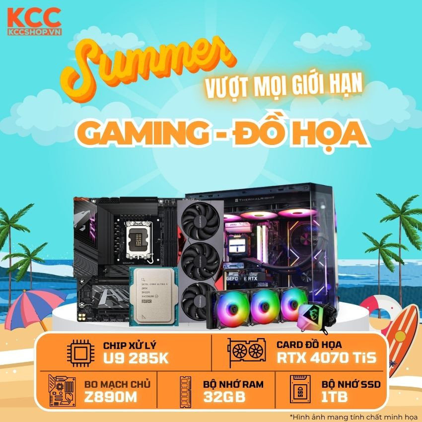 PC KCC Intel U9-285K / VGA RTX 4070 Ti Super