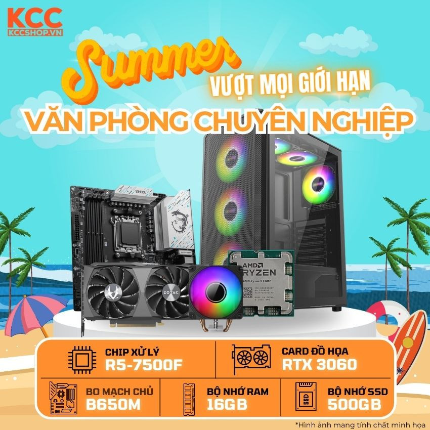 PC KCC AMD R5-7500F / VGA RTX 3060