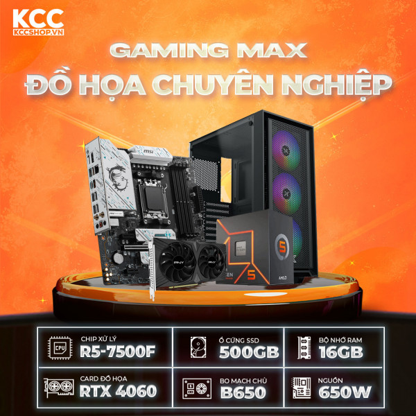 PC KCC AMD R5-7500F / VGA RTX 4060