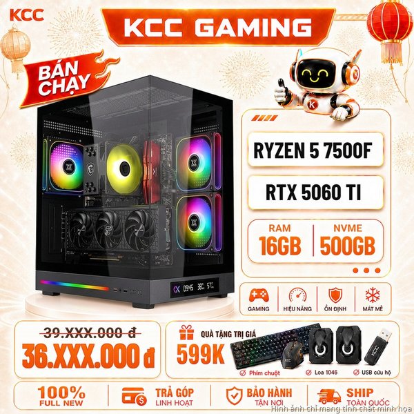 PC KCC AMD R5-7500F / VGA RTX 5060 Ti