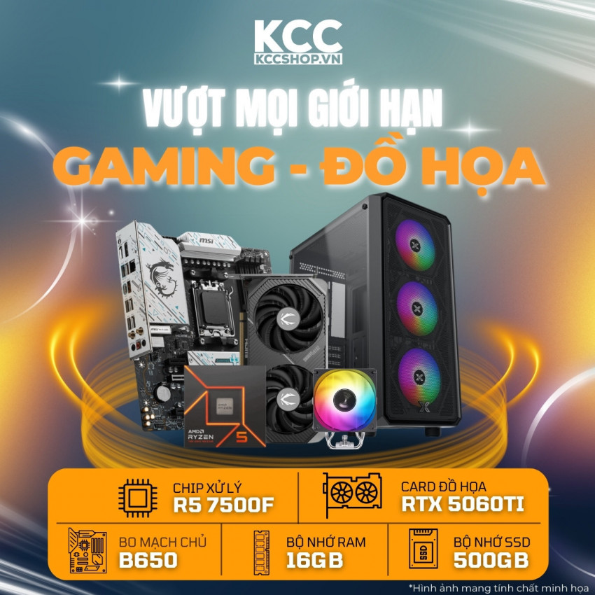 PC KCC AMD R5-7500F / VGA RTX 5060 Ti