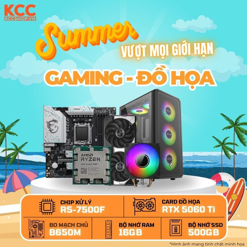 PC KCC AMD R5-7500F / VGA RTX 5060 Ti