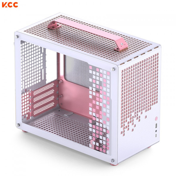 Vỏ case JONSBO Z20 WHITE PINK (mATX/Mid Tower/Màu Trắng Hồng)