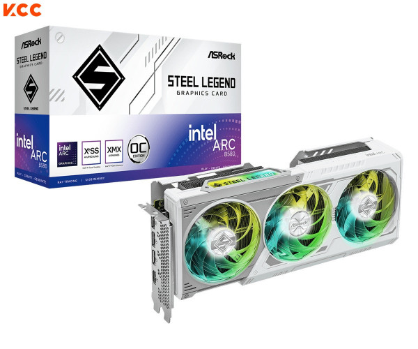 VGA Asrock Intel Arc B580 Steel Legend 12GB OC GDDR6