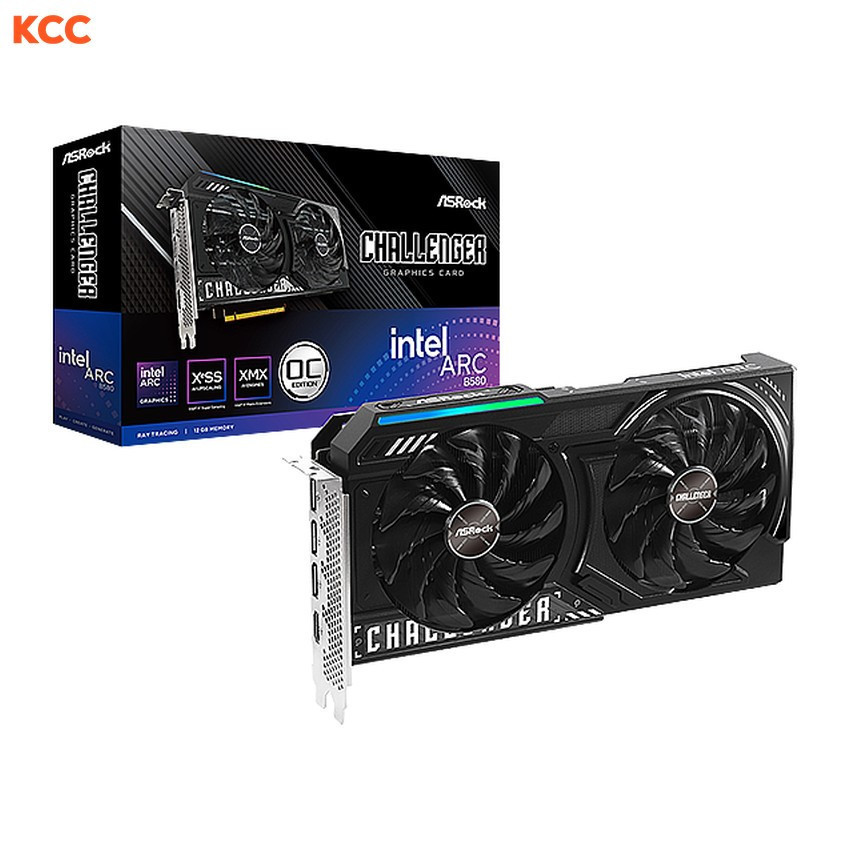 VGA Asrock Intel Arc B580 Challenger 12GB OC GDDR6
